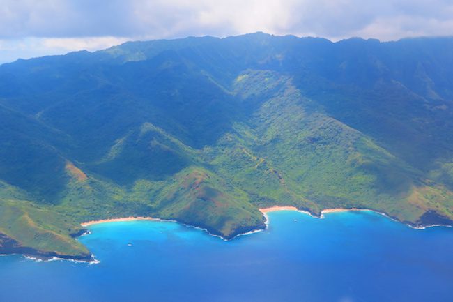 Aerial View Hiva Oa Marquesas Islands French Polynesia