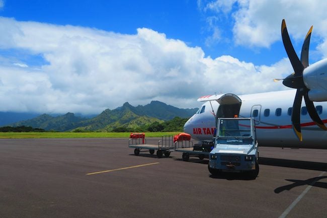 Airport Hiva Oa Marquesas Islands French Polynesia