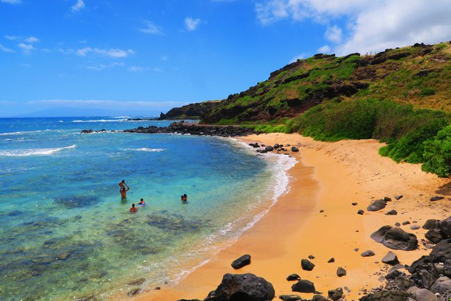 Beach in Molokai Hawaii