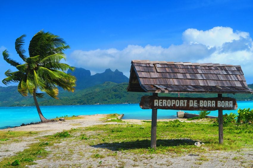 Bora Bora - French Polynesia - Airport View