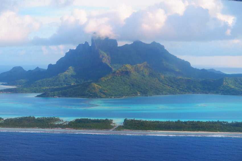 Bora Bora - French Polynesia - View from Air