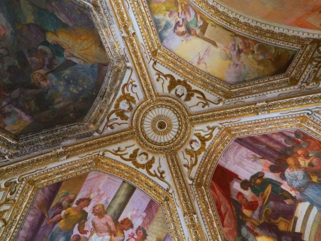 Cathedral of Amalfi frescoed ceiling
