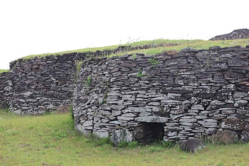Circle stone house - Orongo Village - Easter Island