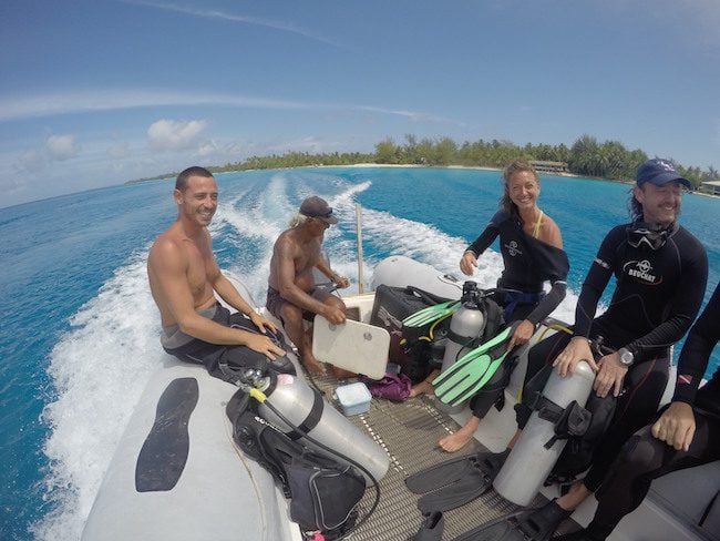 Diving Rangiroa French Polynesia Tiputa Pass Six Passengers