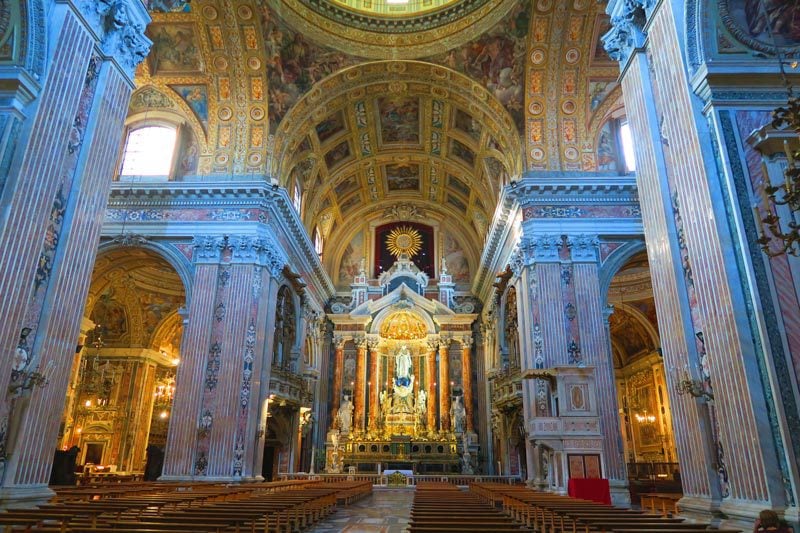Gesu Nuovo Church Naples - interior