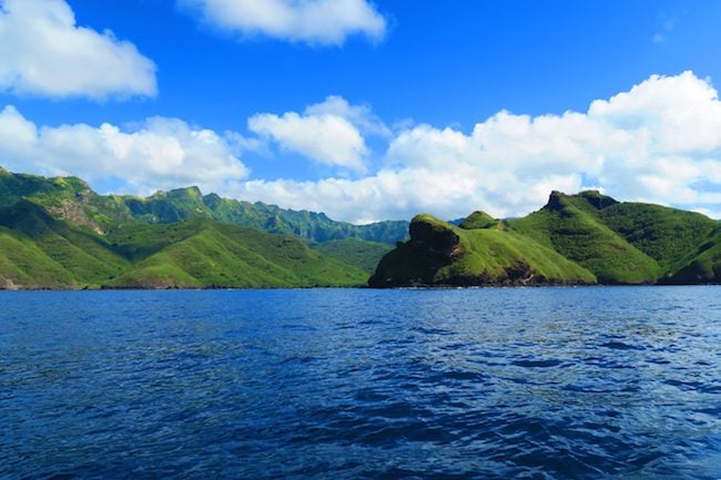 Hakaui Valley Vaipo Waterfall hike boat ride Nuku Hiva Marquesas Islands French Polynesia