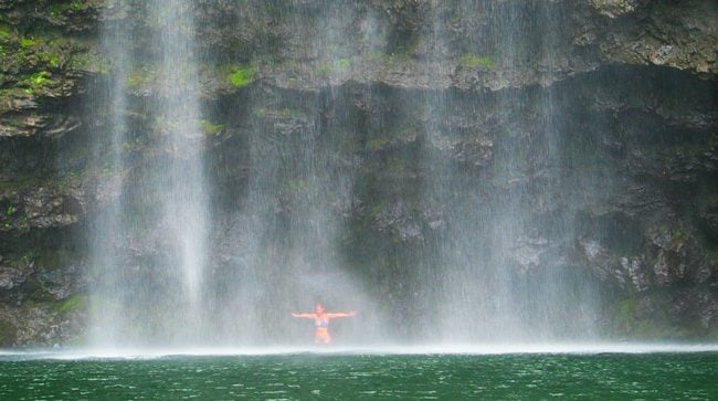 Hanakapi'ai Falls - Kalalau Trail - Kauai, Hawaii