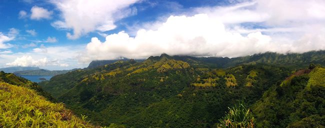 Hiva Oa Marquesas Islands French Polynesia deep valley