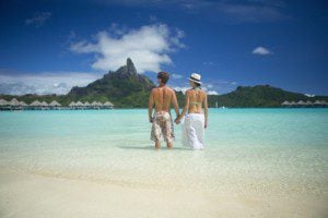 Honeymoon in Tahiti French Polynesia - view of bora bora