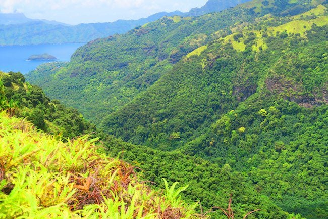 Horseback riding Hiva Oa Marquesas Islands French Polynesia valley