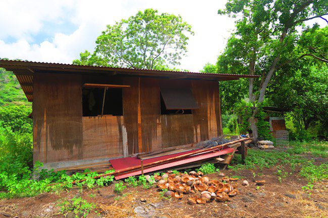 Hunting shack Nuku Hiva Marquesas Islands French Polynesia