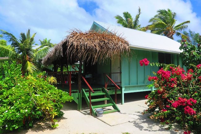 Inano Beach Bungalows Aitutaki Cook Islands - bungalow exterior