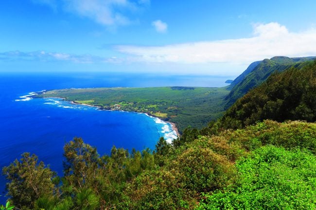 Kalaupapa Peninsula Molokai Hawaii