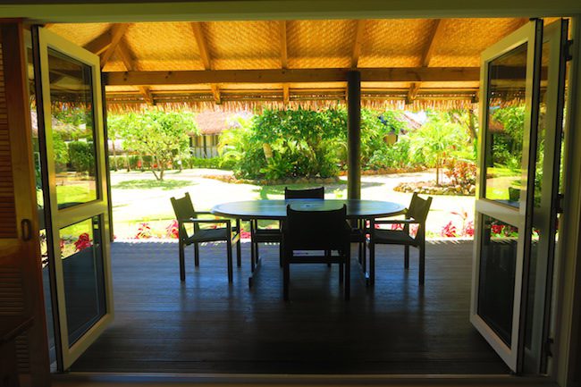 Lagoon Breeze Villas Rarotonga - two bedroom villa deck