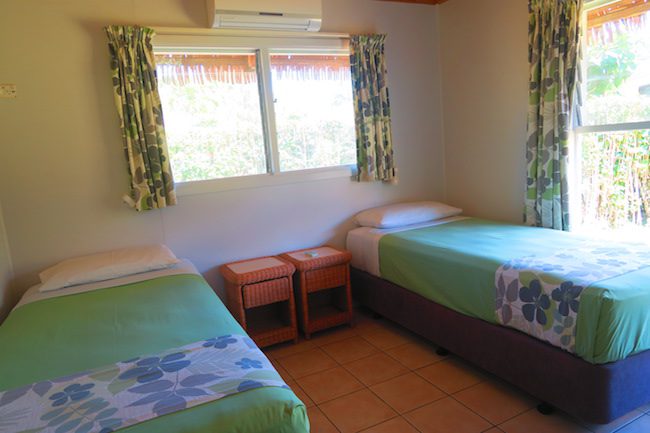 Lagoon Breeze Villas Rarotonga - two bedroom villa single beds