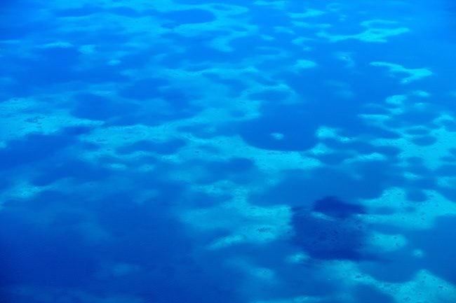 Lagoon colors Rangiroa French Polynesia