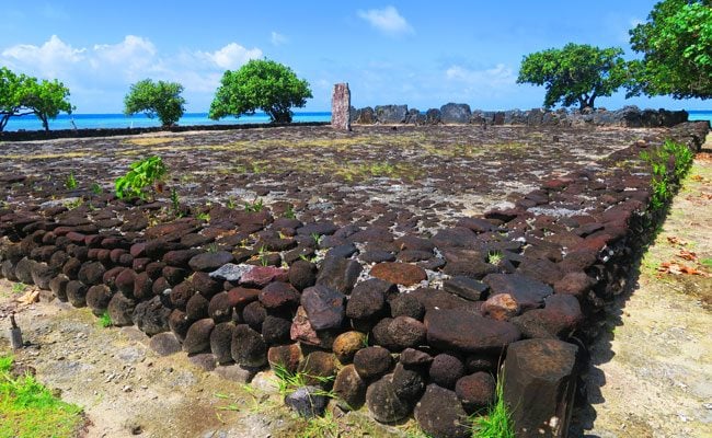 Marae Taputapuatea Raiatea Island French Polynesia