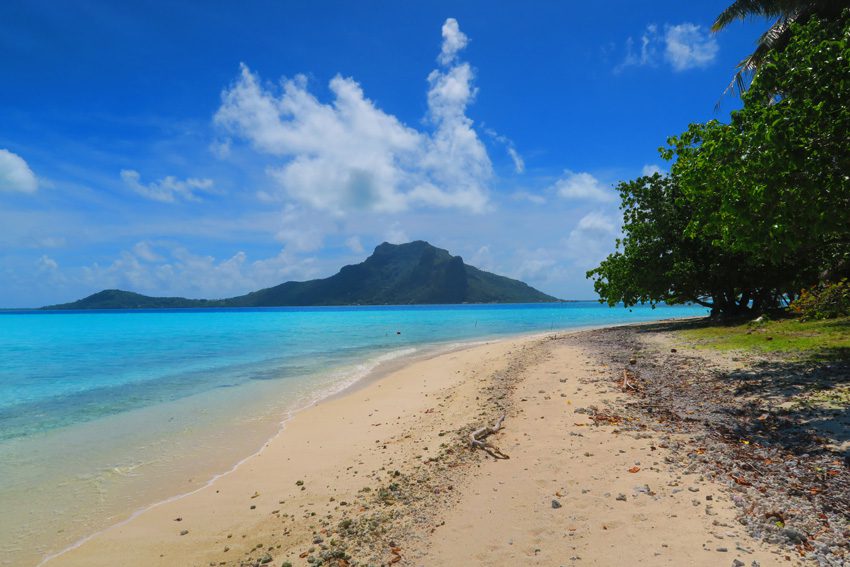 Maupiti - French Polynesia - View of Main Island - Sammy Maupiti Tour