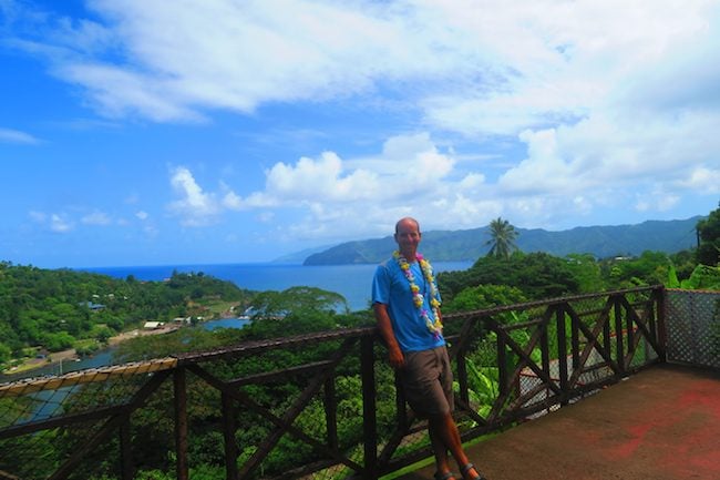 Pension Kanahau chez Tania Hiva Oa Marquesas Islands French Polynesia terrace