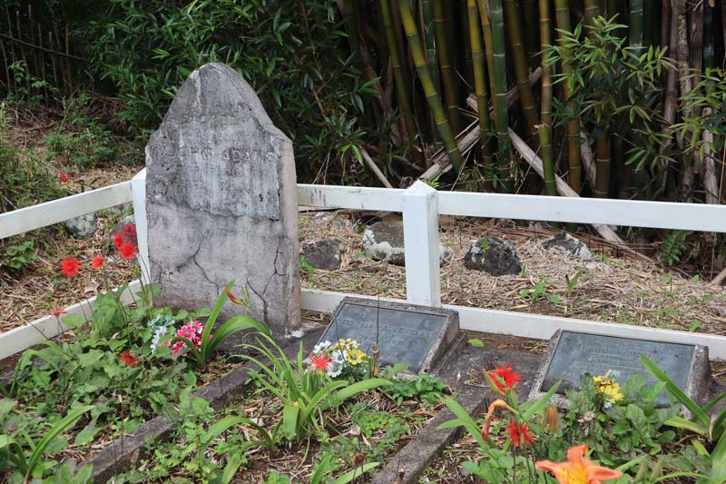 Pitcairn Island - John Adams grave