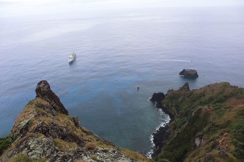 Pitcairn Island - ships landing point