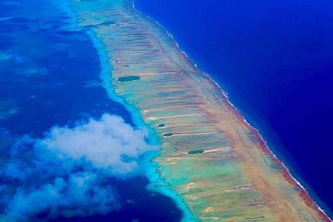 Rangiroa French Polynesia from the air 2