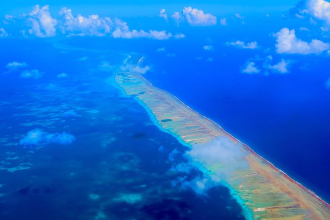 Rangiroa French Polynesia from the air