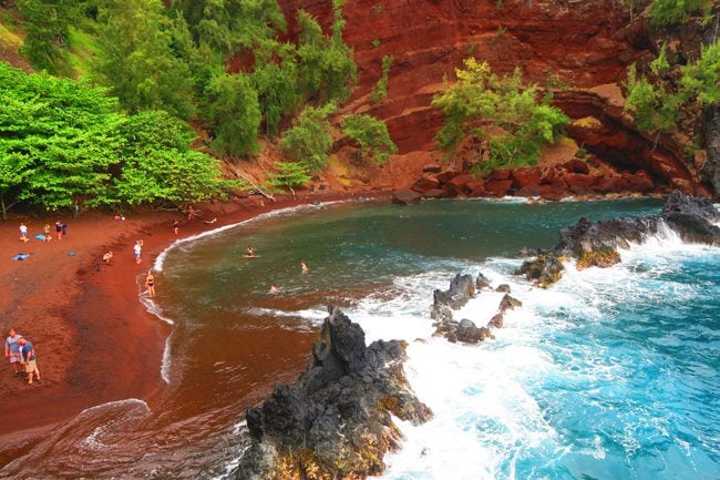 Red Sand Beach - Maui - Hawaii