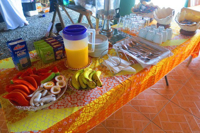 Rinos Motel Aitutaki Cook Islands - breakfast