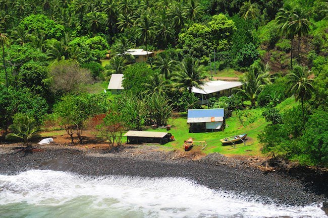 Road trip Hiva Oa Marquesas Islands French Polynesia Motuua Village