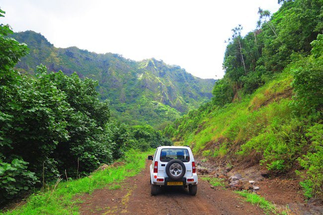 Road trip Hiva Oa Marquesas Islands French Polynesia jeep offroad