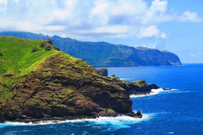 Road trip Hiva Oa Marquesas Islands French Polynesia rugged coastline