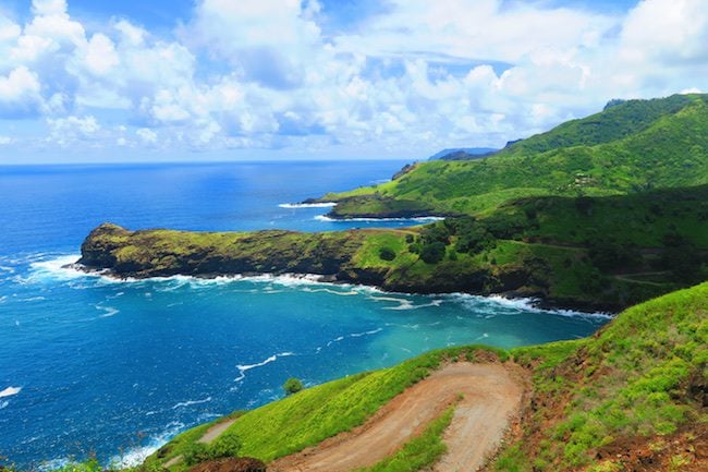 Road trip Hiva Oa Marquesas Islands French Polynesia wild coastline