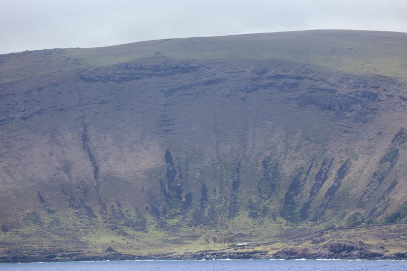 Rugged landscape of - Easter Island