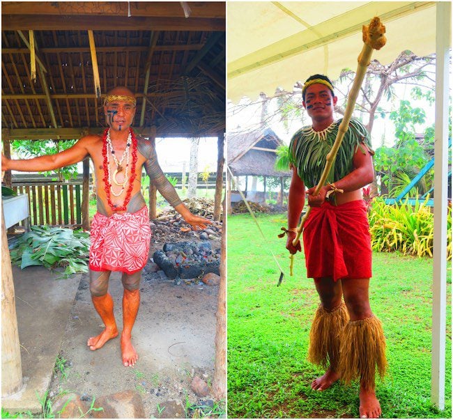 Samoa Cultural Village tour Apia - guides