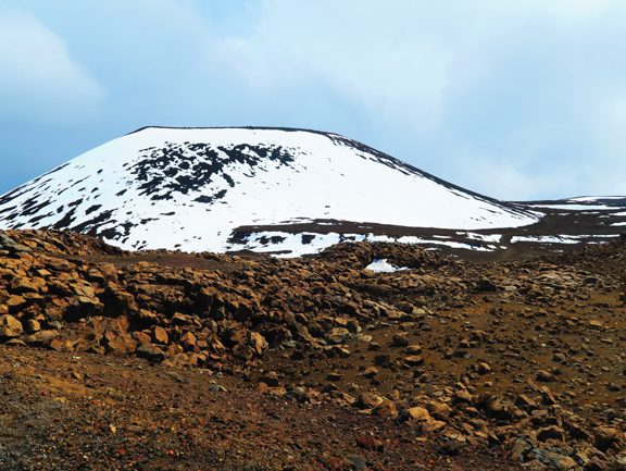Snow on Mauna Kea Hike Big Island Hawaii