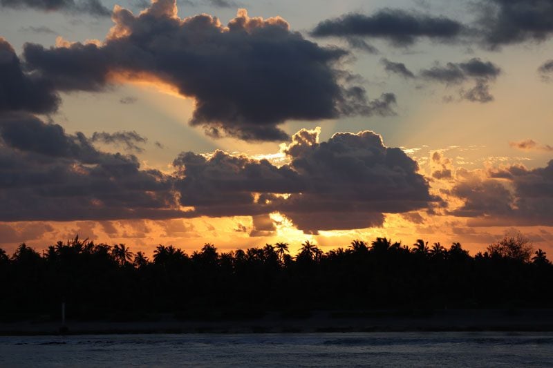 Sunset - Rangiroa Atoll French Polynesia