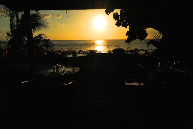 Tanna Evergreen Resort In Vanuatu - Sunset In Restaurant