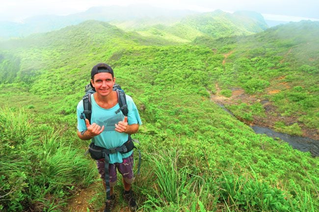 Temehani Plateau hike Raiatea Island French Polynesia Kiam the guide