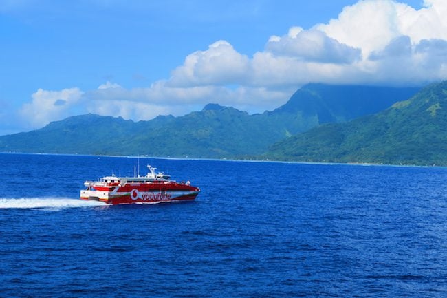 Terevau Ferry Moorea French Polynesia