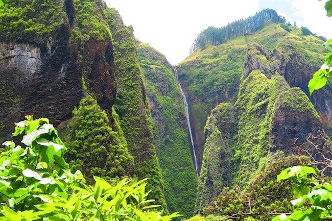 Vaipo Waterfall Nuku Hiva Marquesas Islands French Polynesia