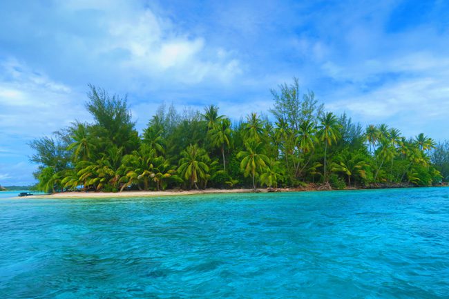 lagoon tour bora bora french polynesia view of private motu