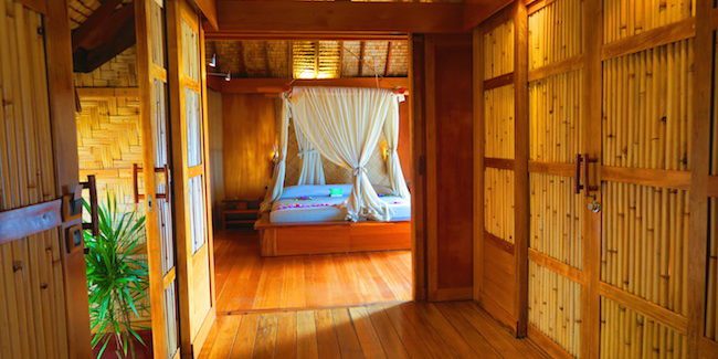 le tahaa luxury resort french polynesia - private vila hall