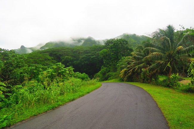 mountain road tahaa french polynesia