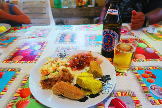 tahitian polynesian food at maa tahiti tahaa french polynesia