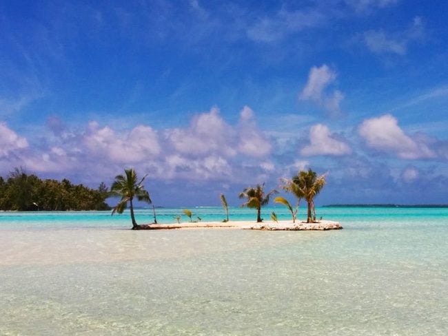 tiny island in le tahaa resort tahaa french polynesia