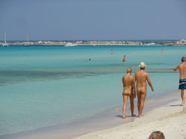 Es Trenc Mallorca nude beach Spain