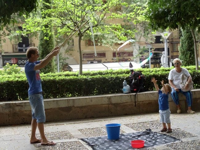 Happy child Palma de Mallorca