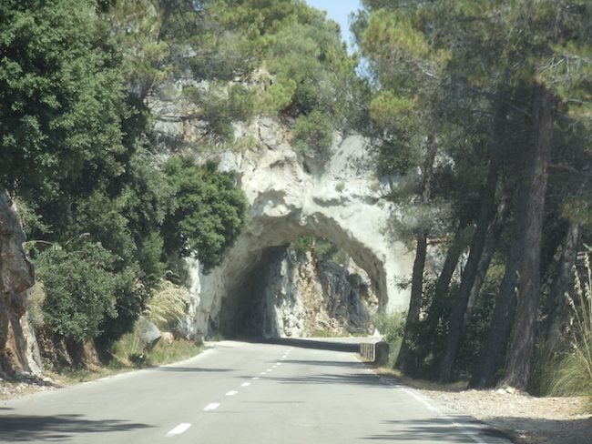 Mountain road Mallorca Spain