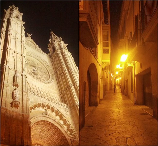 Palma de Mallorca by night